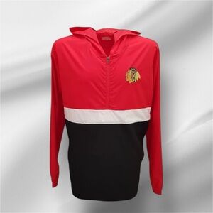 Chicago Blackhawks Senior NHL Jacket
 Red Windbreaker